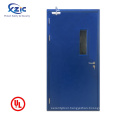 UL listed 1.2 mm galvanized Steel hollow Metal Door Fire rated Exit Door With Panic Bar